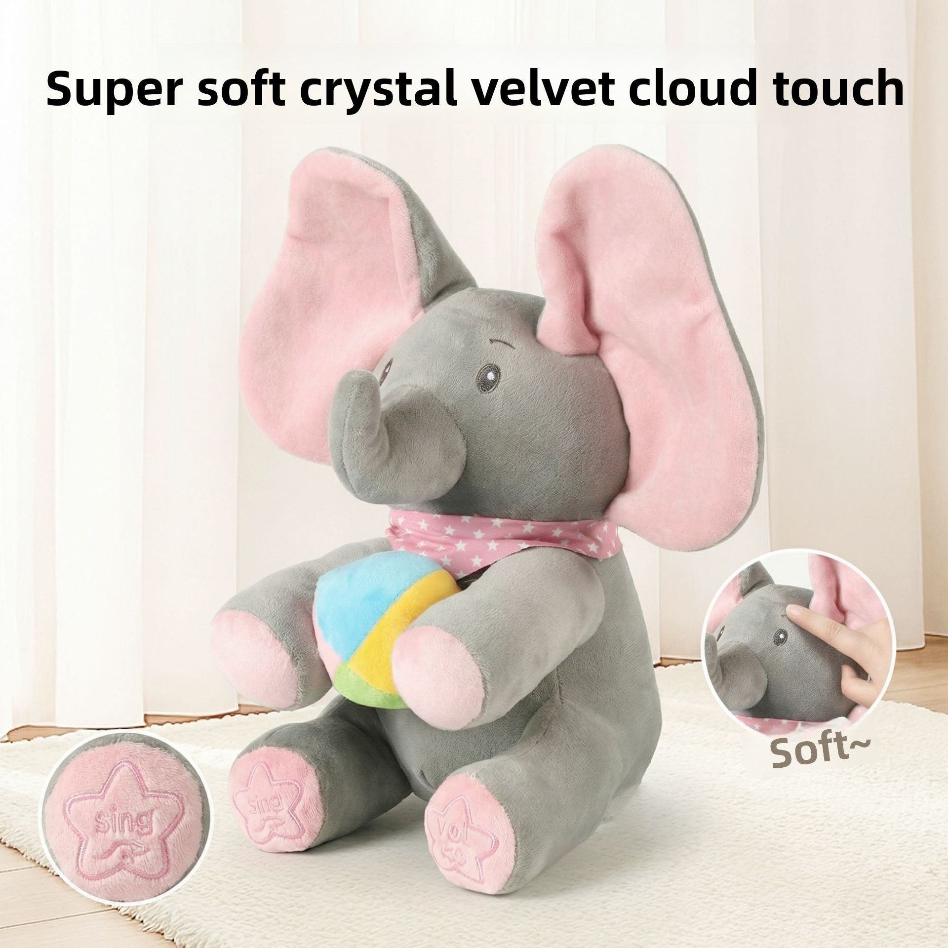 Singing Elephant Baby Toy