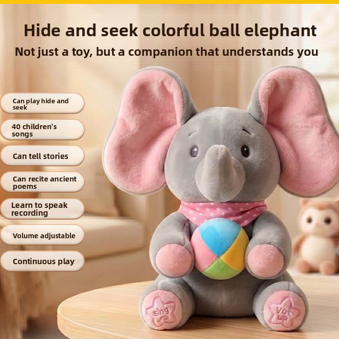 Singing Elephant Baby Toy