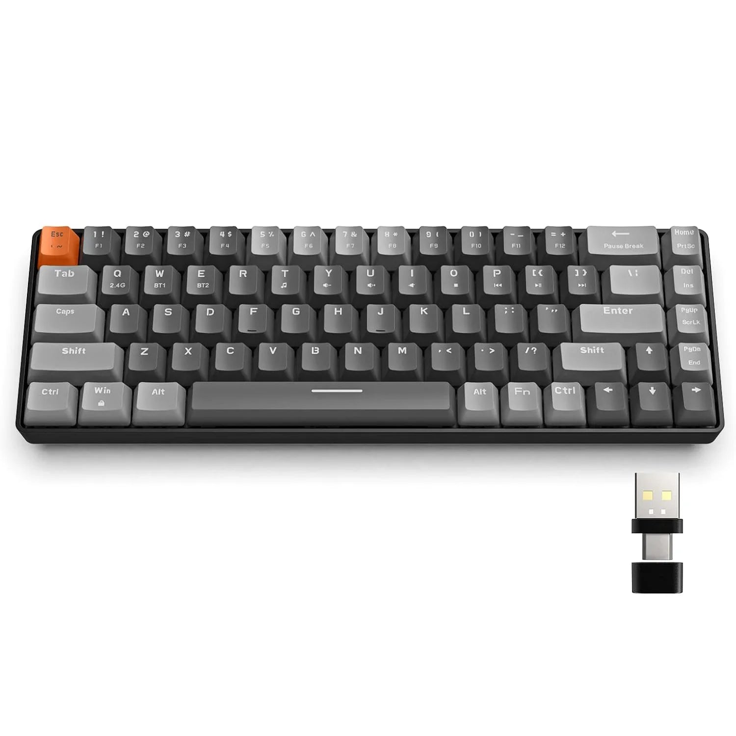 Gaming Keyboard RK68 60% Wireless Mechanical Keyboard, Bluetooth