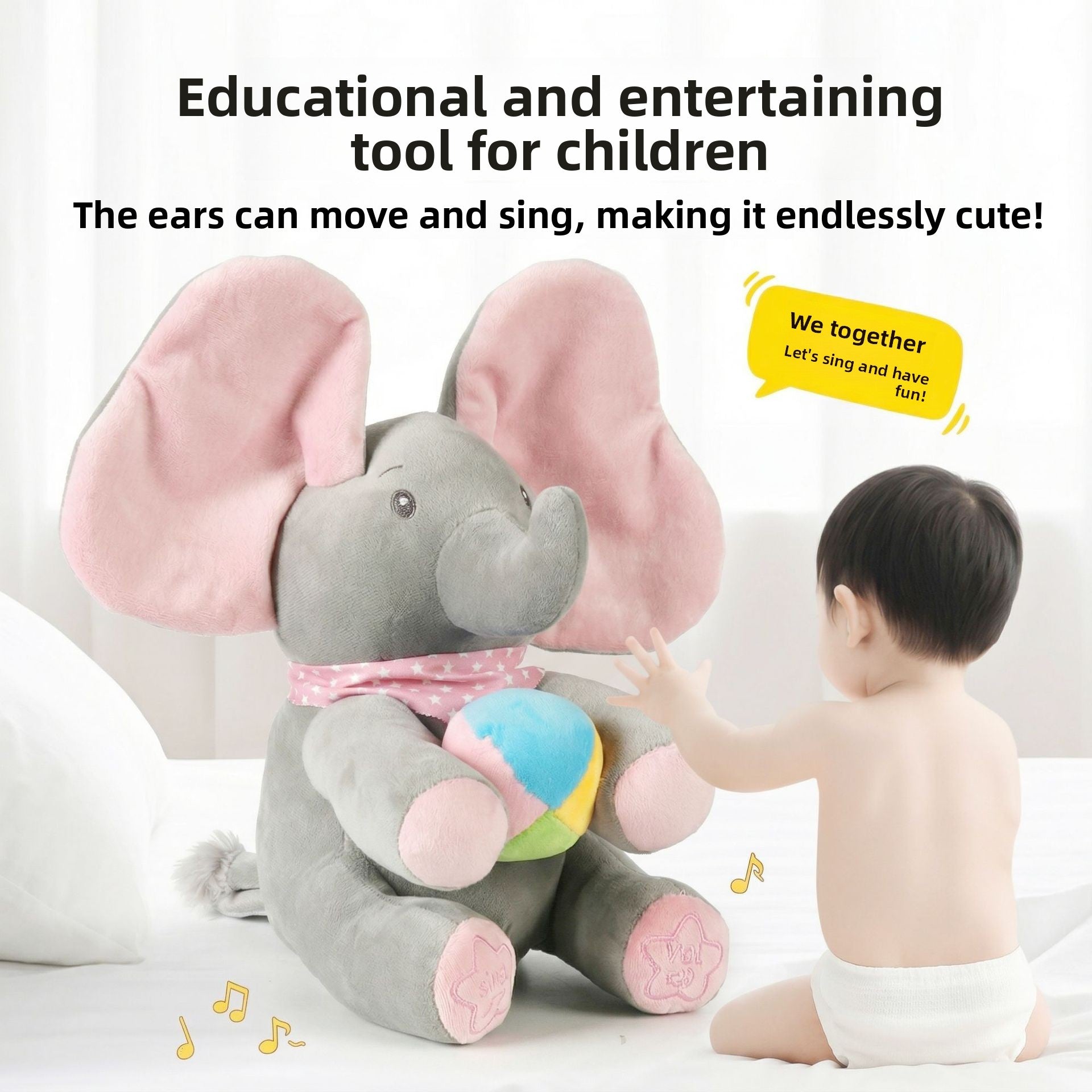 Singing Elephant Baby Toy