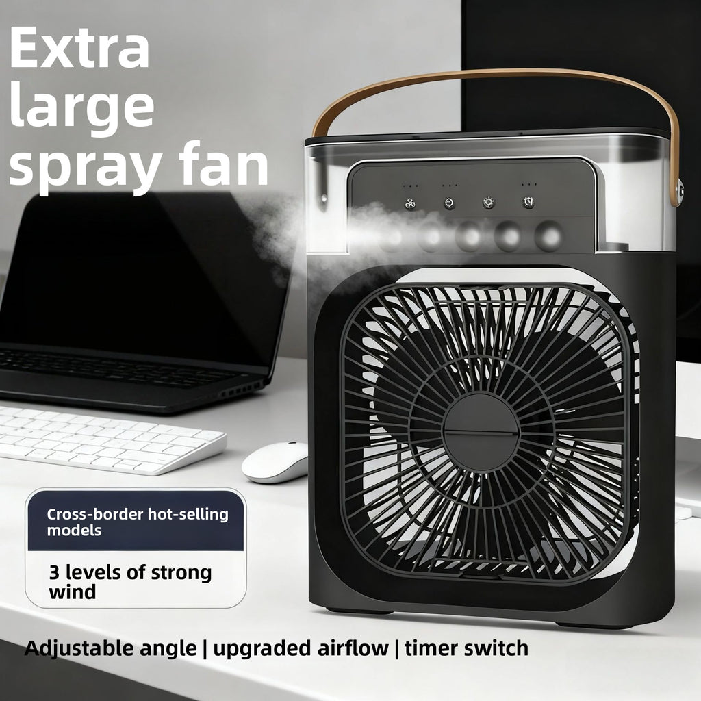 USB Humidifying Spray Fan Desktop Cooler
